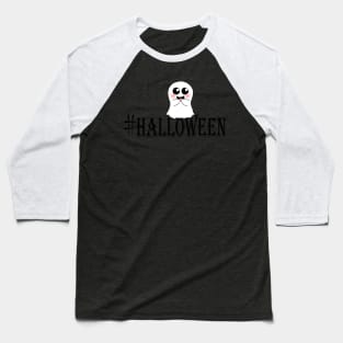 Cute Halloween Ghost Baseball T-Shirt